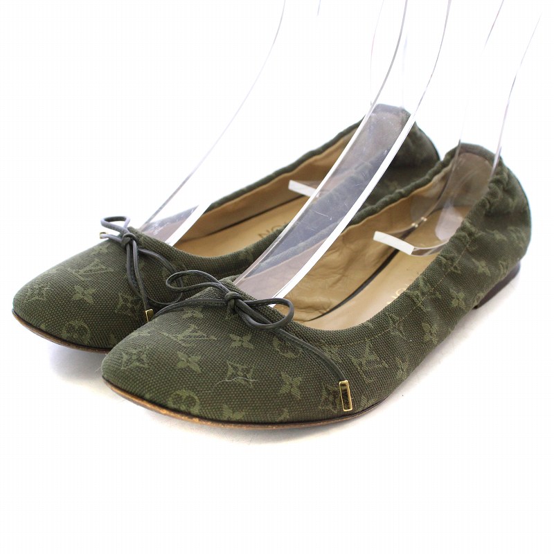 ルイヴィトン LOUIS VUITTON バレエシューズ フラットシューズ  