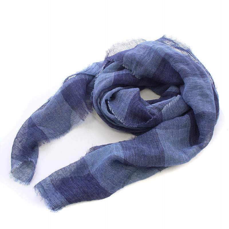 DANIELA GREGIS ダニエラグレジス ストール - 酸い グレーx黒(総柄  