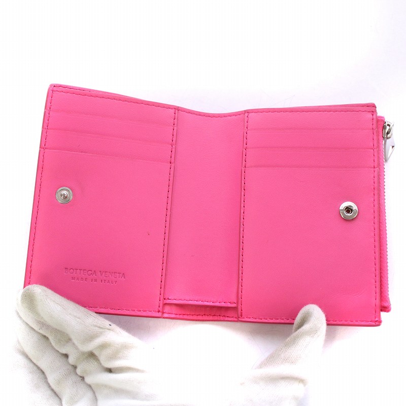 ボッテガヴェネタ BOTTEGA VENETA マキシイントレチャート 二つ折り