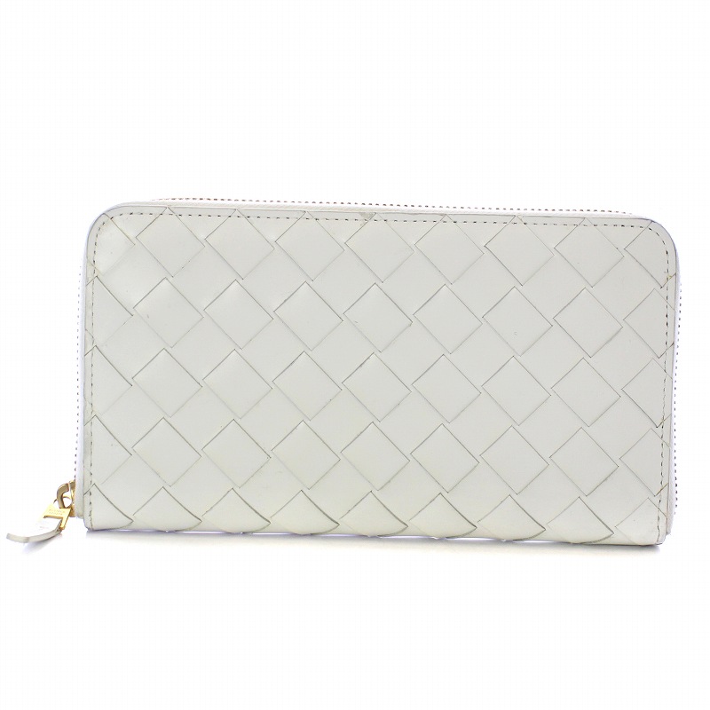 ボッテガヴェネタ BOTTEGA VENETA イントレチャート 長財布 ラウンド  