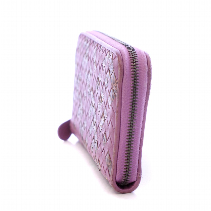 ボッテガヴェネタ BOTTEGA VENETA イントレチャート 長財布 ラウンド  