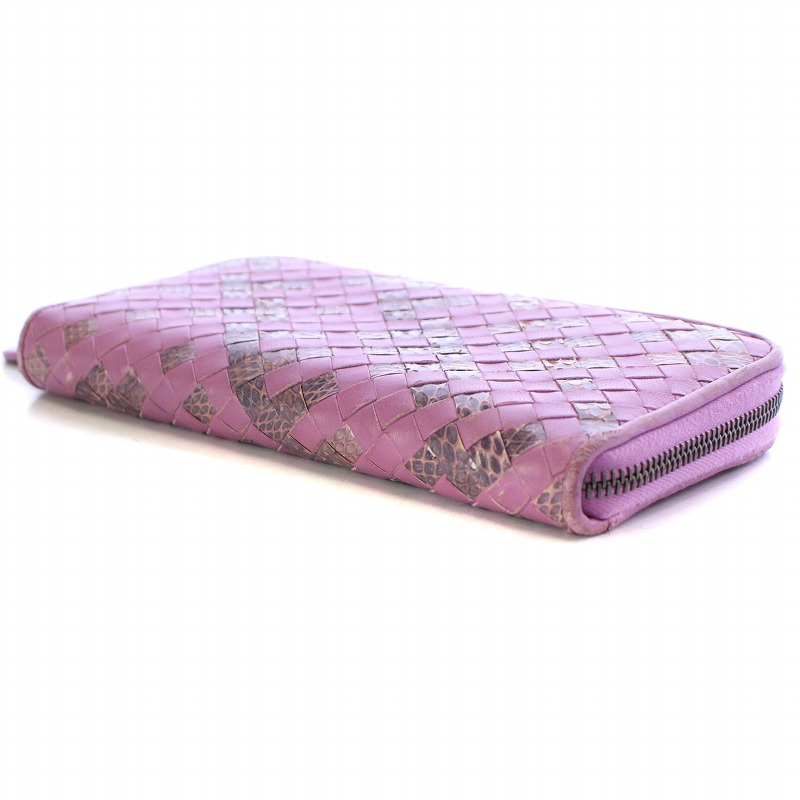 ボッテガヴェネタ BOTTEGA VENETA イントレチャート 長財布 ラウンド  