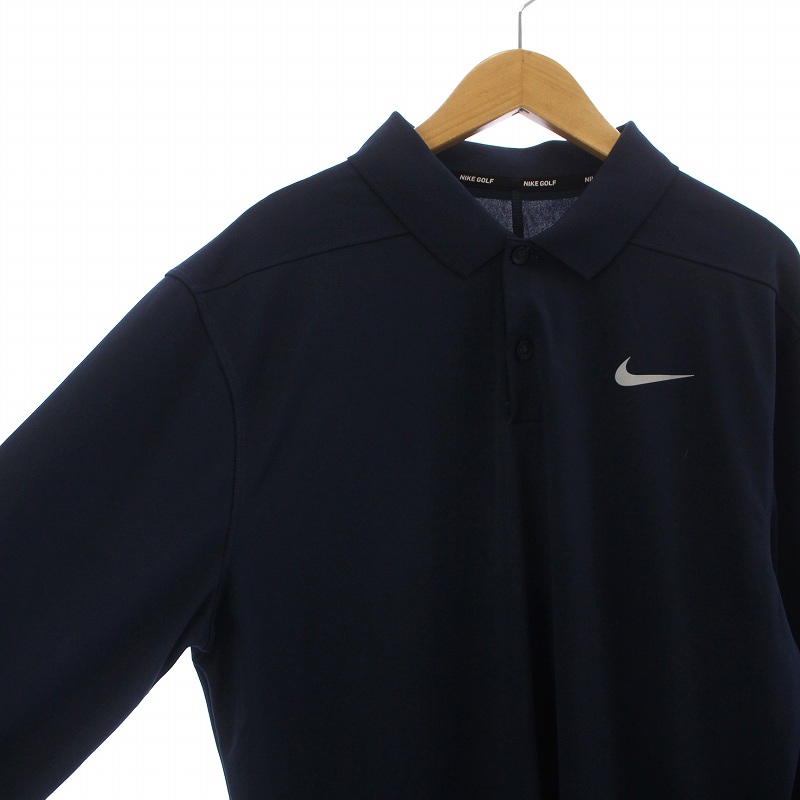 ナイキゴルフ NIKE GOLF Dri-FIT Victory Long-Sleeve Golf Polo