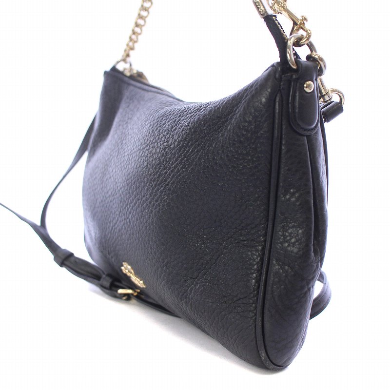コーチ COACH チェーン ハンドバッグ ショルダーバッグ 2WAY レザー 