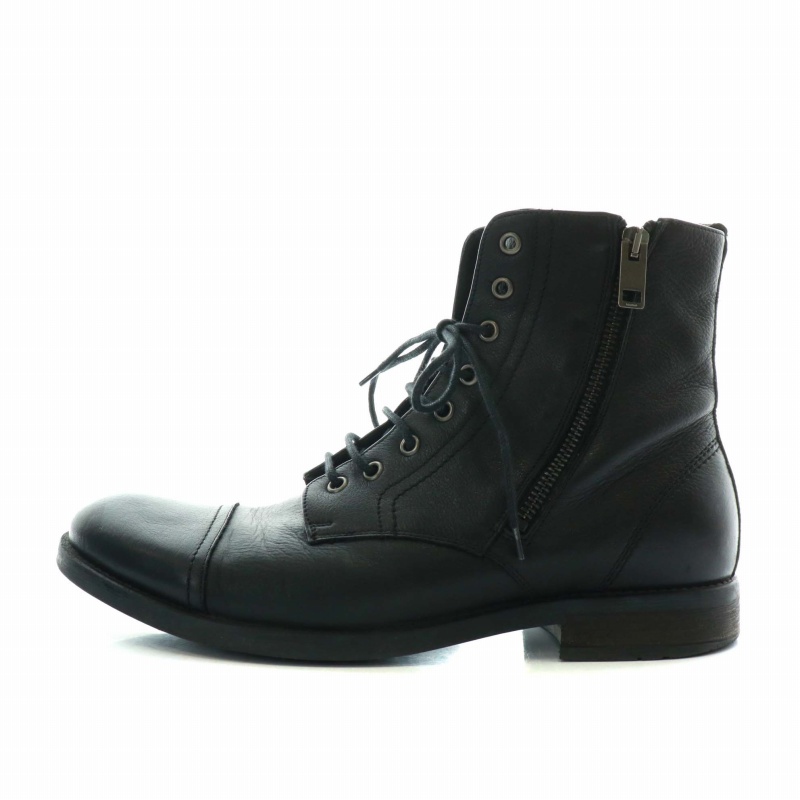 ディーゼル DIESEL ショートブーツ レザー ラウンドトゥ レースアップ  