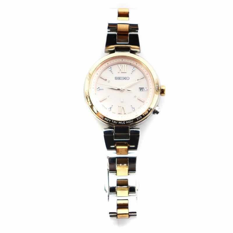 SEIKO セイコー LUKIA ルキア レディースソーラー ローマン 3針モデル 