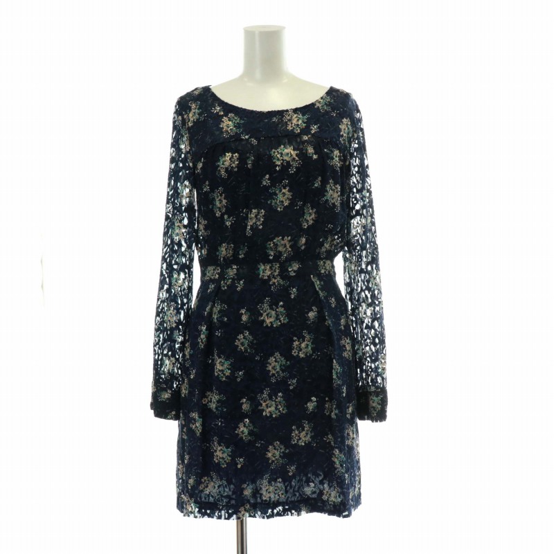 シーバイクロエ SEE BY CHLOE ワンピース シルク混 シアー素材  