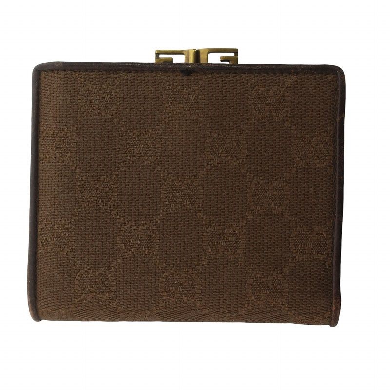 グッチ GUCCI 二つ折り財布 ウォレット シグネチャー GGキャンバス  