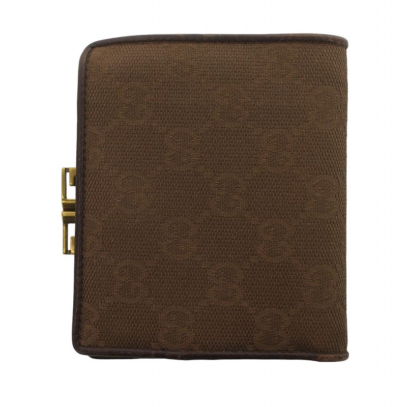 グッチ GUCCI 二つ折り財布 ウォレット シグネチャー GGキャンバス 