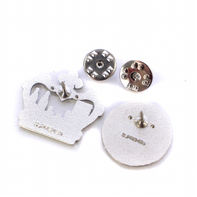 supremeピンバッジセット Supreme 】×【 Nate Lowman 】ピンバッジ