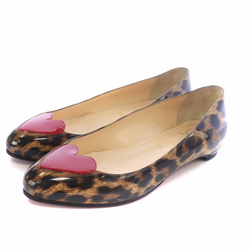 クリスチャンルブタン Christian louboutin パンプス フラットシューズ 