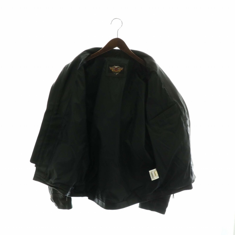 Harley Davidson シングルライダーズ 山羊革 ワッペン 刺繍