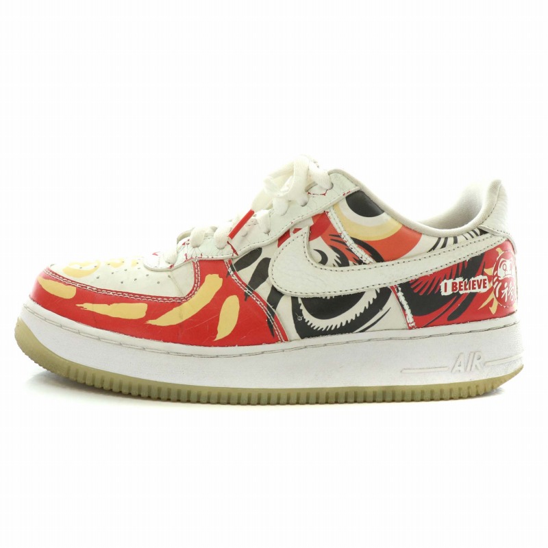 ナイキ NIKE エアフォース1ローアイビリーブダルマ 達磨 AIR ナイキ NIKE エアフォース1ローアイビリーブダルマ 達磨 AIR