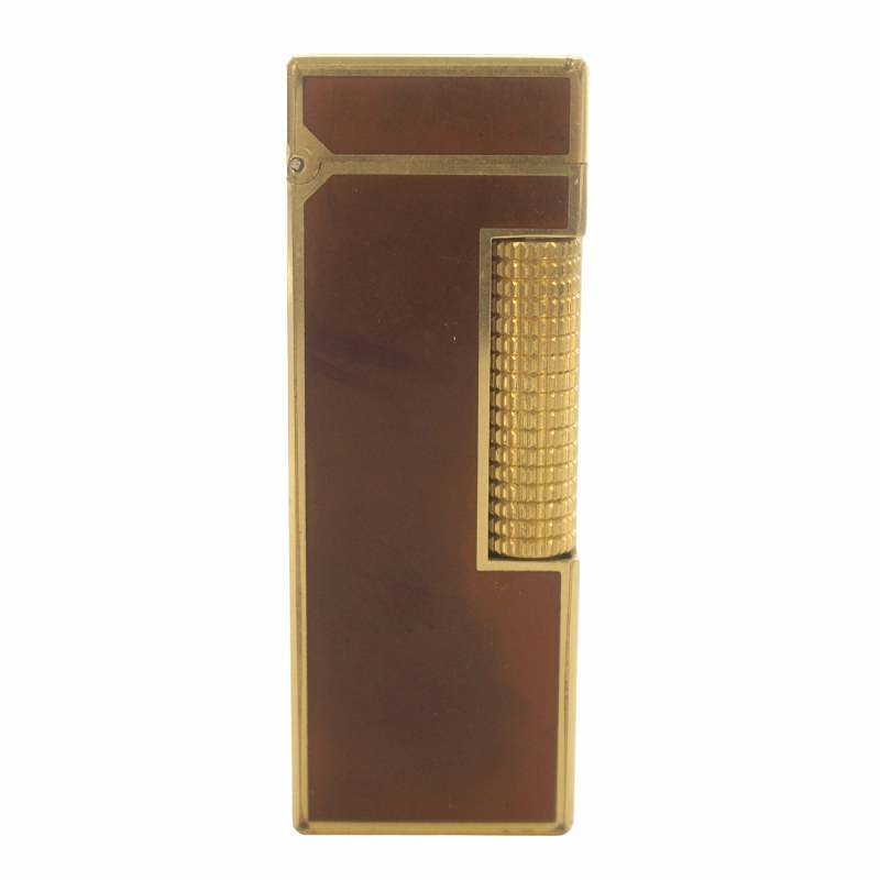 dunhill ダンヒル ローラー式ガスライター ブラウンさ