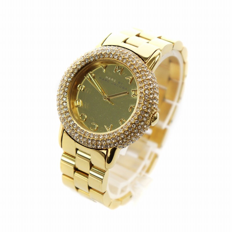 MARC BY MARC JACOBS ゴールド 腕時計 MARC BY MARC JACOBS ゴールド腕時計 - メルカリ
