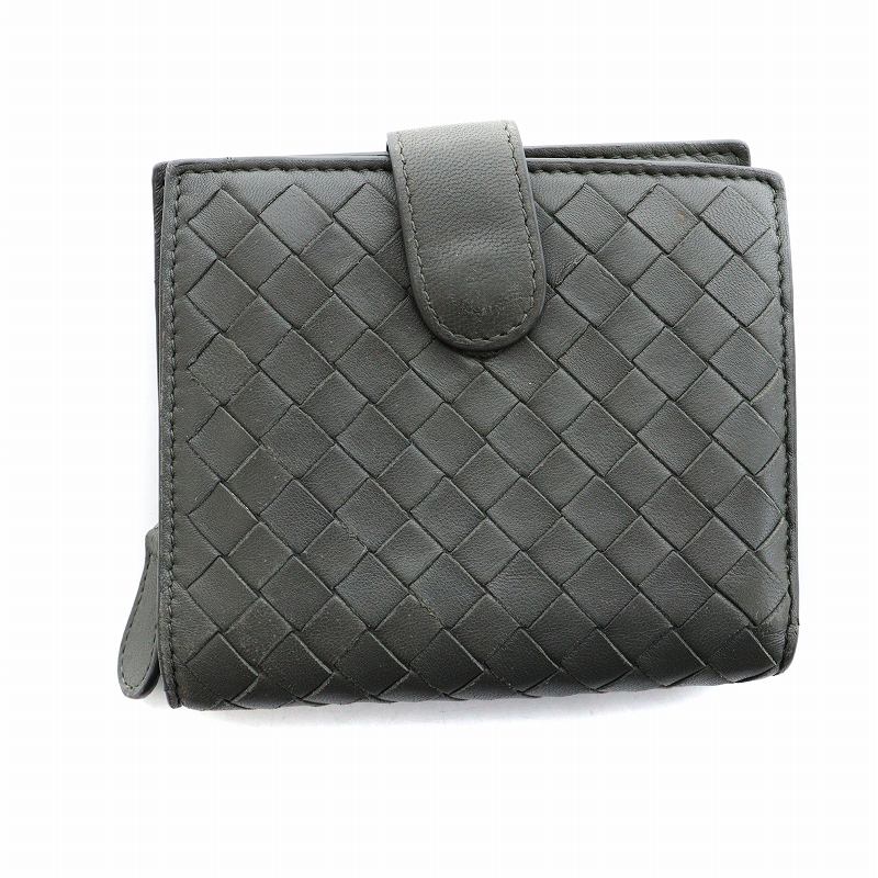 Bottega Veneta 二つ折り財布 グレー ボッテガヴェネタ BOTTEGA VENETA