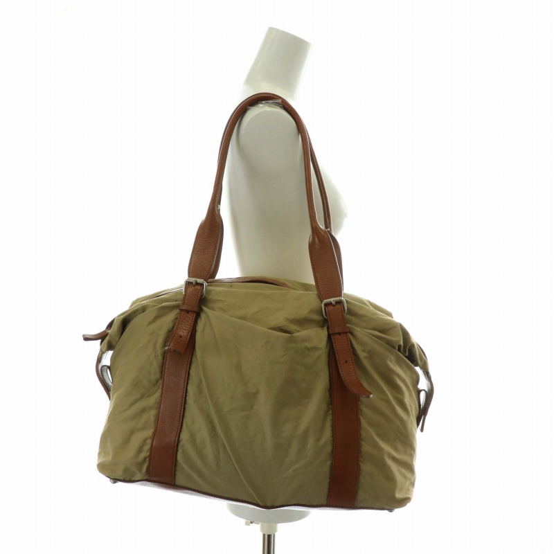 MARGARET HOWELL ブライドルレザーショルダー ブラウン MARGARET