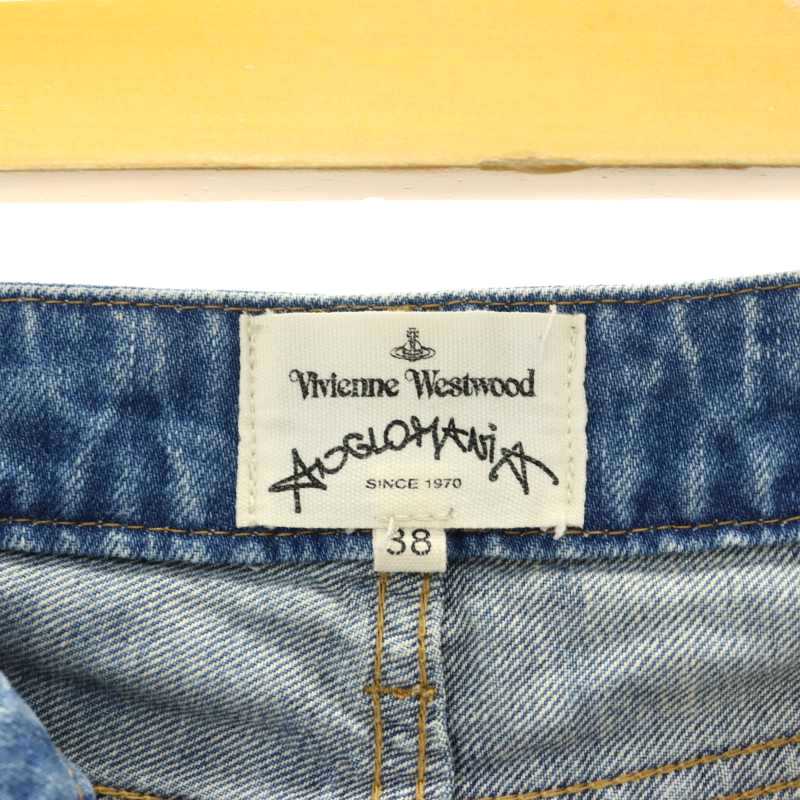 美品 アングロマニア デニム ショートパンツ 40 ヴィヴィアンウエストウッド アングロマニアVivienne Westwood