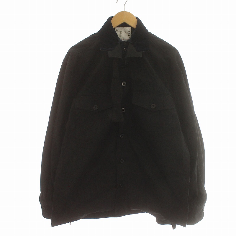 サカイ sacai 20SS FABRIC COMBO SHRTS ファブリック コンボ シャツ 