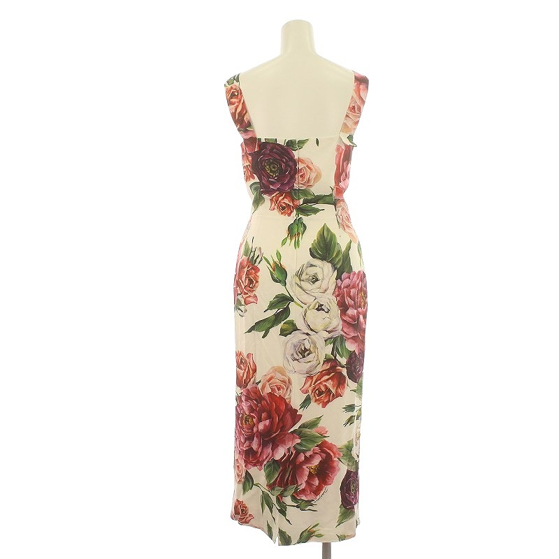 DOLCE&GABBANA 花柄ノースリーブワンピース
