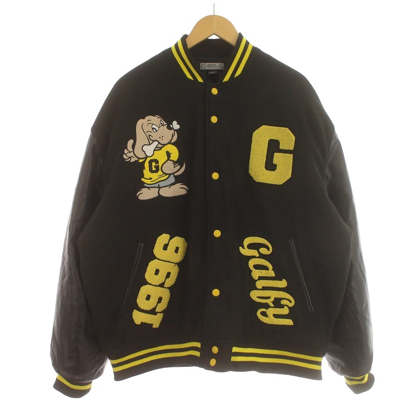 ガルフィー GALFY スタジャン ジャケット ブルゾン フェイクレザー 