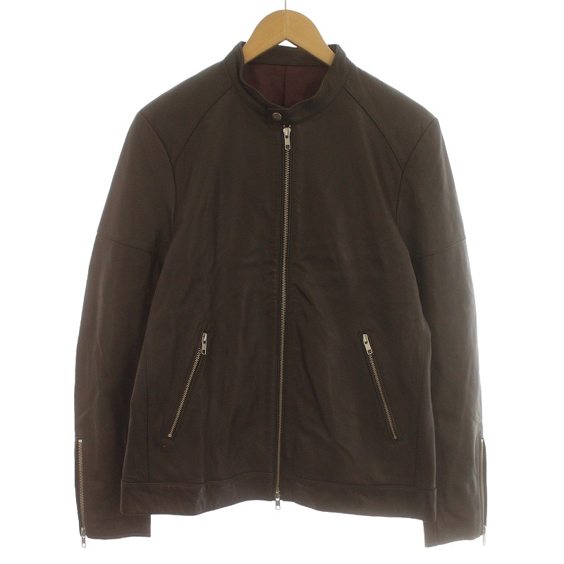 【THE SHOP TK】メンズ　ラムレザーライダースジャケット　ブルゾン　羊革 THE SHOP TK】メンズラムレザーライダースジャケットブルゾン羊革