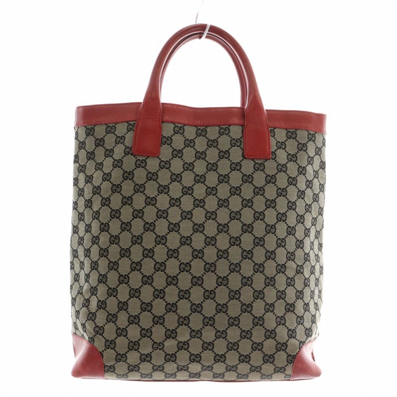 GUCCI グッチ トートバッグ GG柄 赤