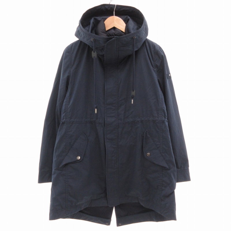 タトラス TATRAS 美品 モッズコート フィッシュテール ミドル丈 2 M 紺 
