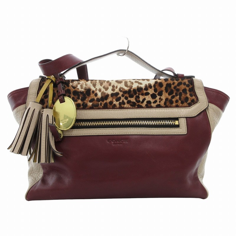 コーチ COACH ショルダーバッグ ハンドバッグ 2WAY ハラコ