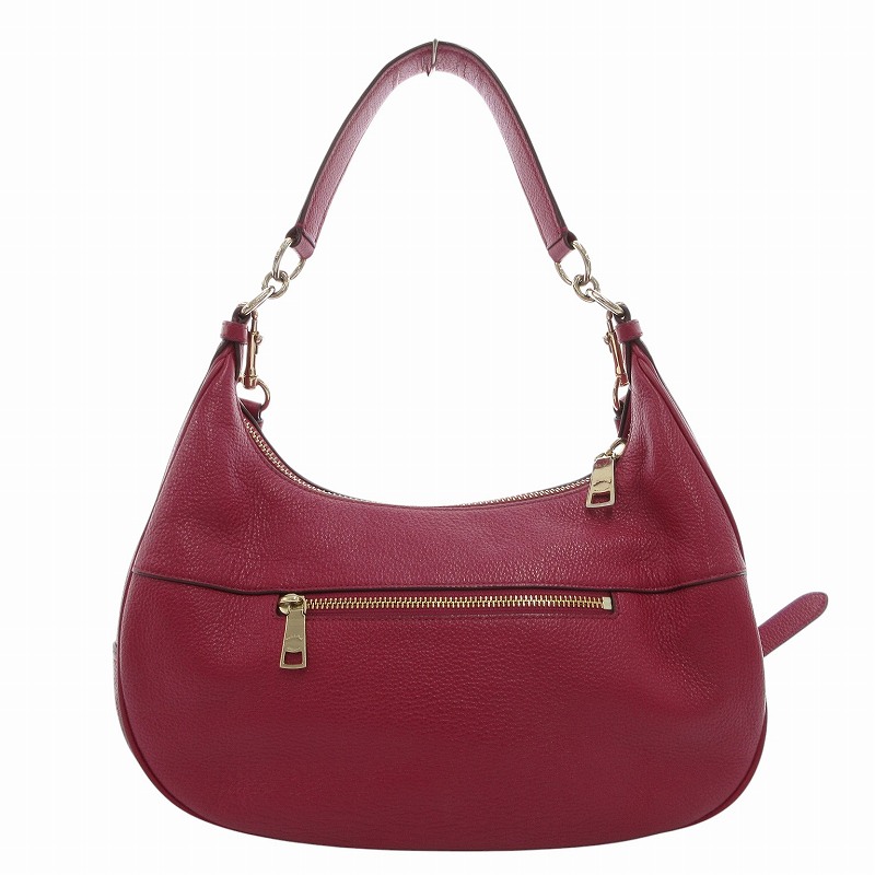 コーチ COACH ハンドバッグ ショルダー 2WAY レザー ピンク /FF