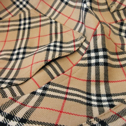 美品✨バーバリー ブルーレーベル ワンピース ロゴボタン ノバチェック