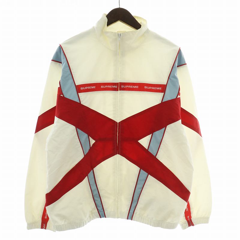 シュプリーム SUPREME 21SS Cross Paneled Track Jacket クロス
