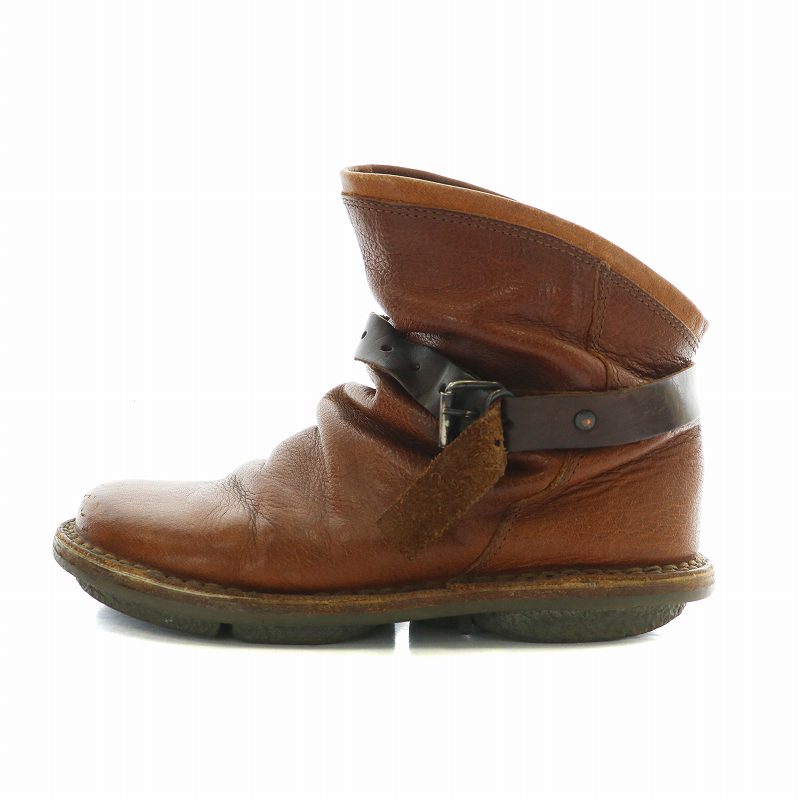 トリッペン trippen ボム BOMB ショートブーツ レザー ベルト 36 トリッペン trippen ボム BOMB ショートブーツ レザー ベルト 36