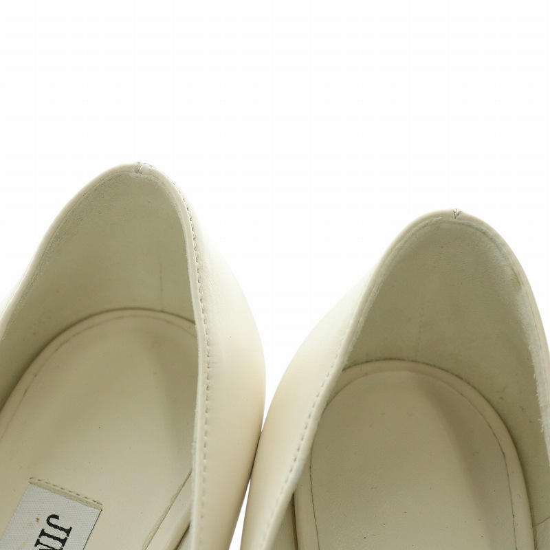 JIMMY CHOO オフホワイトレザー ローファー ジミーチュウ JIMMY CHOO DIAMOND TILDA ローファー パンプス