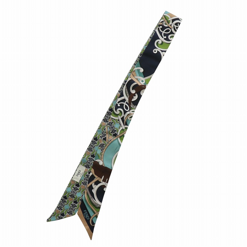 FENDI × MARC JACOBS　ラッピー　未使用　正規品　スカーフ Amazon | フェンディ スカーフ レディース シルク100% 120cm x