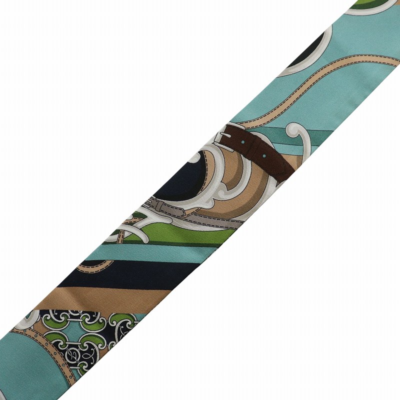 フェンディ FENDI ラッピー スカーフ 絹 シルク 総柄 ロゴ マルチ  