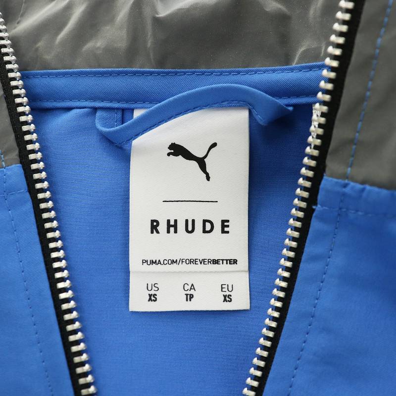 プーマ PUMA × ルード RHUDE HZ Jacket Palace Blue アノラック 