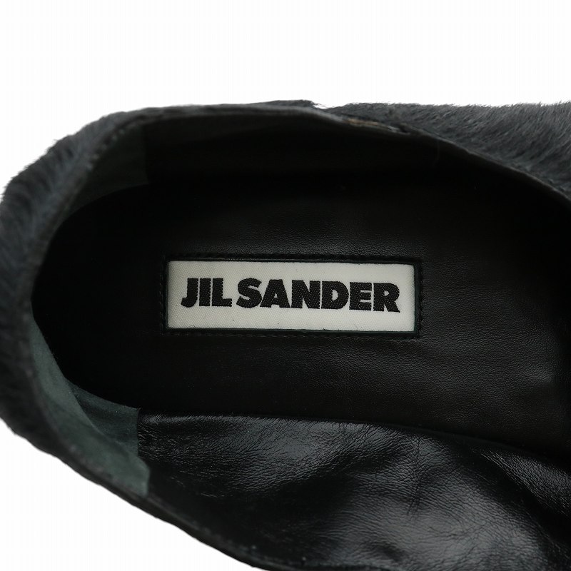 最終処分セール‼️JIL SANDER ブラックファーサンダル 最終処分セール‼️JIL SANDER ブラックファーサンダル