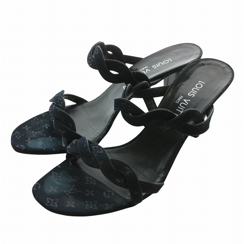 ルイヴィトン モノグラムオープントゥハイヒール ルイヴィトン