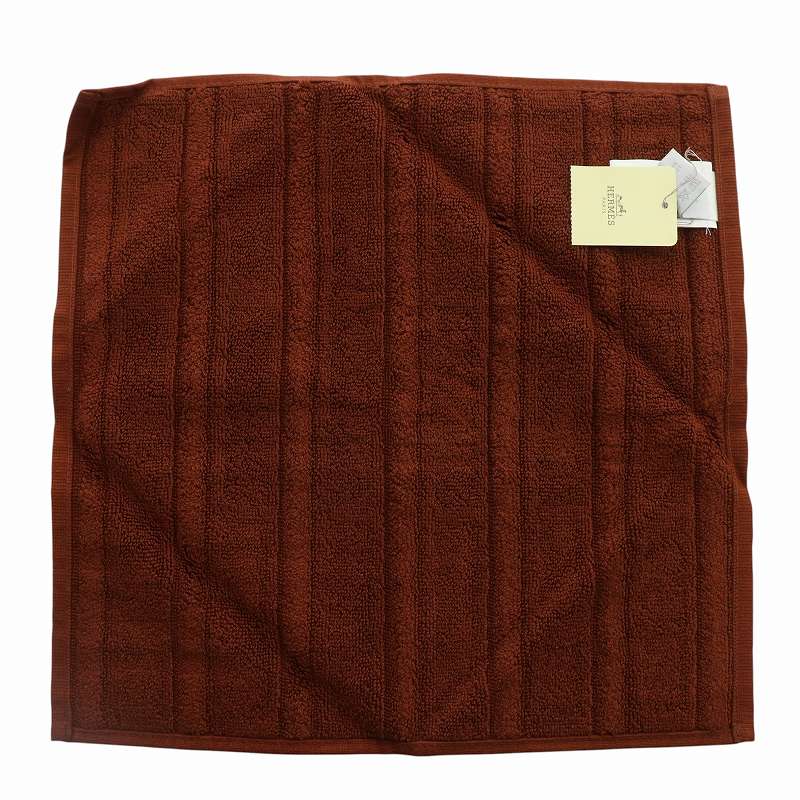 未使用品 エルメス HERMES ラビリンス ハンドタオル 2枚セット Hロゴ