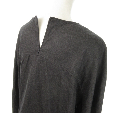 美品✨Theory Luxe 黒 カットソー　М theory luxe(セオリーリュクス) 七分袖カットソー サイズ38 M