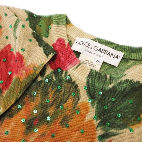 ドルチェ&ガッバーナ ドルガバ DOLCE&GABBANA ニット セーター クルー 
