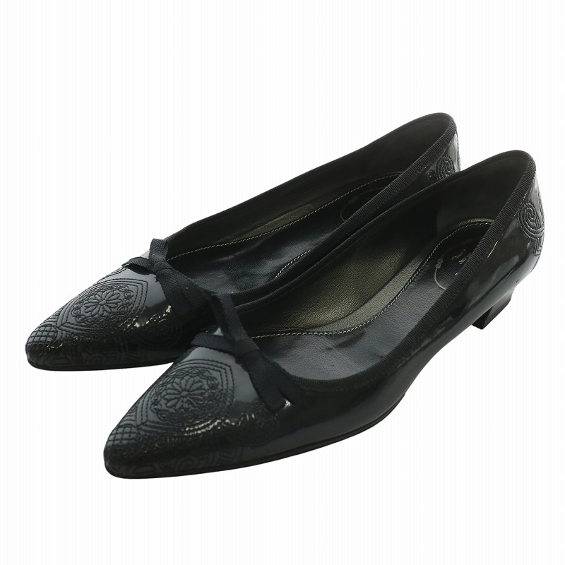 PRADA ブラック パンプス XZ ファッション プラダ パンプス 黒