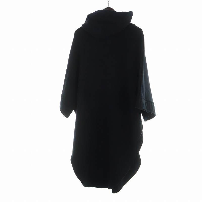 LIMI feu フード付き黒パーカー リミフゥ LIMI feu ヨウジヤマモト YOHJI YAMAMOTO 変形 パーカー