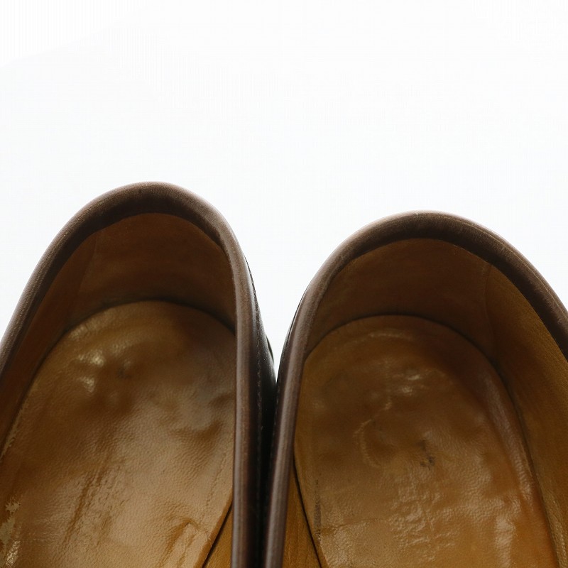 エルメス HERMES ビジネスシューズ ドレスシューズ レザー スクエア  