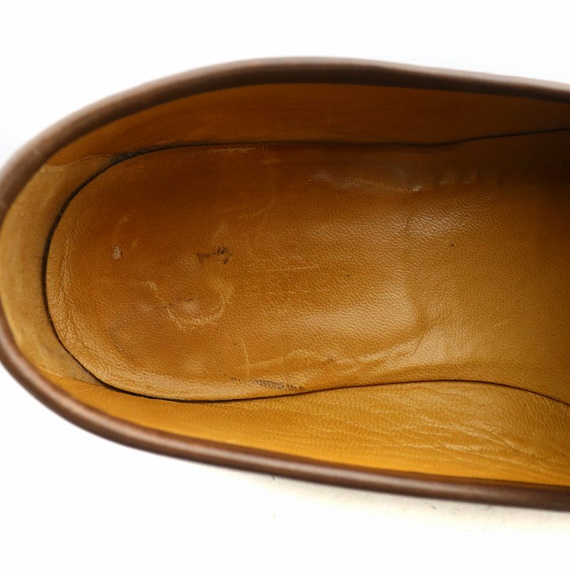 エルメス HERMES ビジネスシューズ ドレスシューズ レザー スクエア  