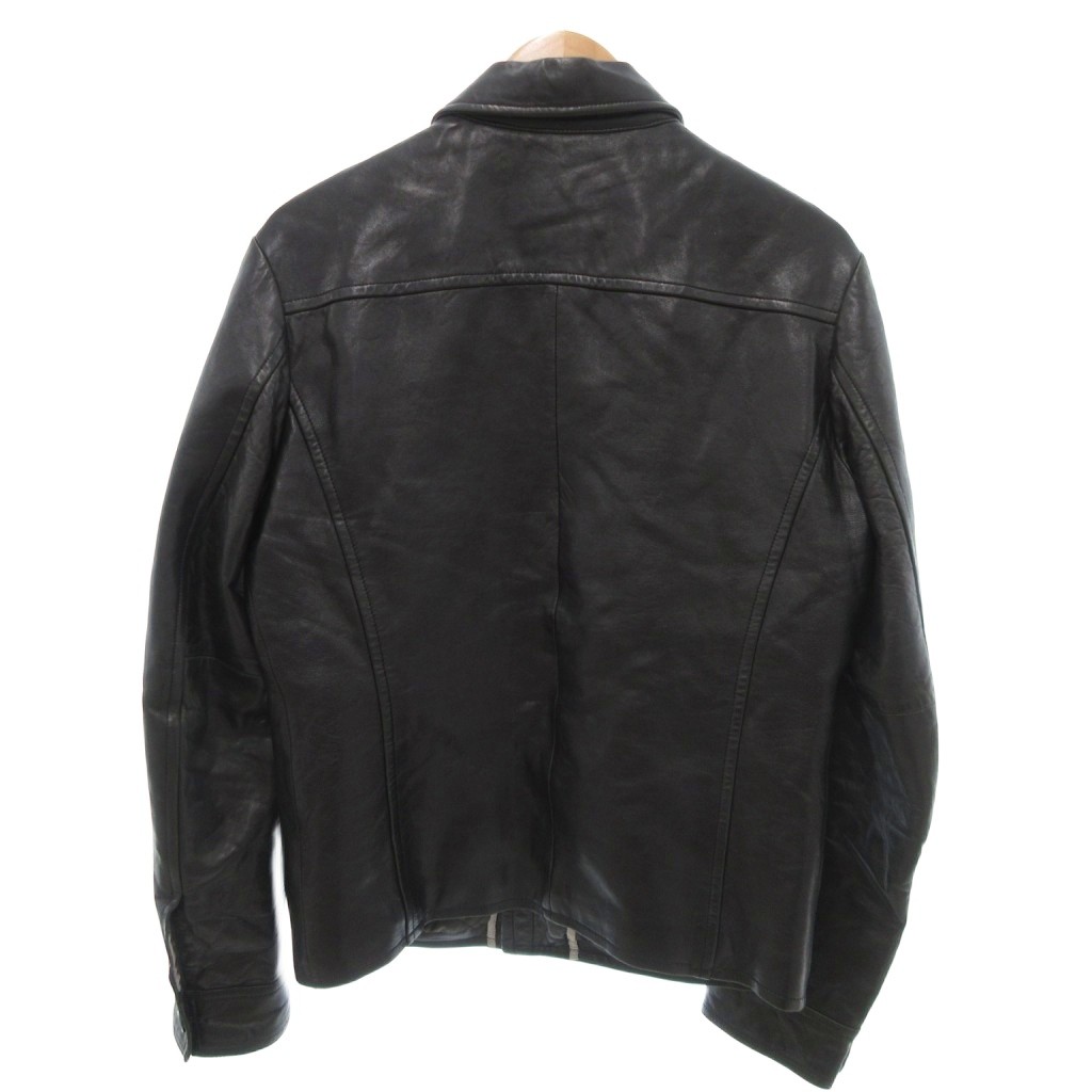 【banana republic】ラムレザーライダースジャケット/黒/サイズS バナナリパブリック BANANA REPUBLIC レザージャケット ラムレザー S
