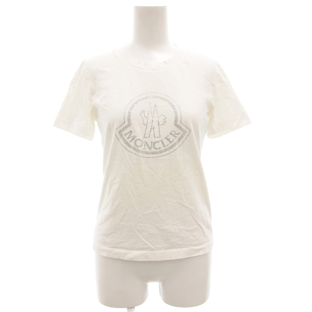 モンクレール MONCLER クリスタルロゴTシャツ カットソー 半袖 クルー 