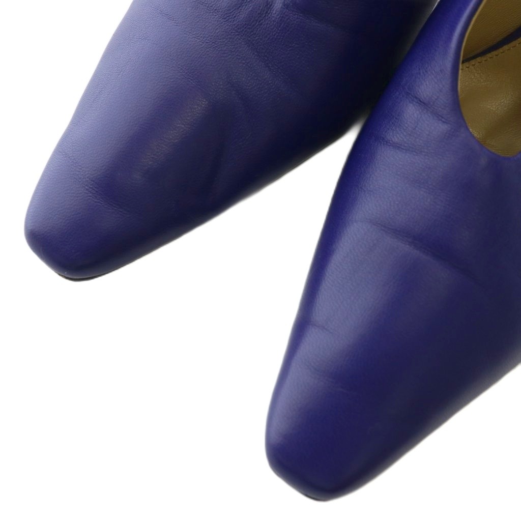 BOTTEGA VENETA チャンキーヒール×スクエアトゥ ボッテガヴェネタ BOTTEGA VENETA パンプス レザー スクエアトゥ