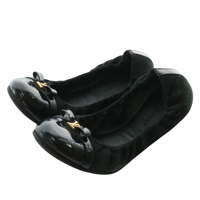 ルイヴィトン LOUIS VUITTON バレエシューズ フラットシューズ  